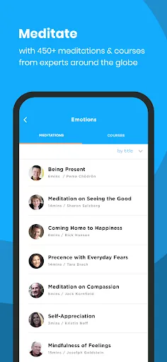 The Mindfulness App Screenshots