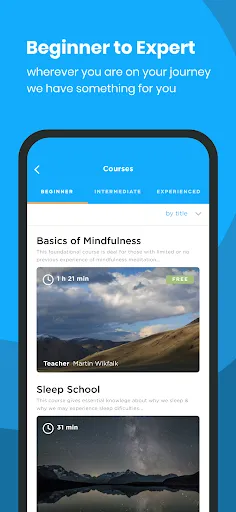 The Mindfulness App Screenshots