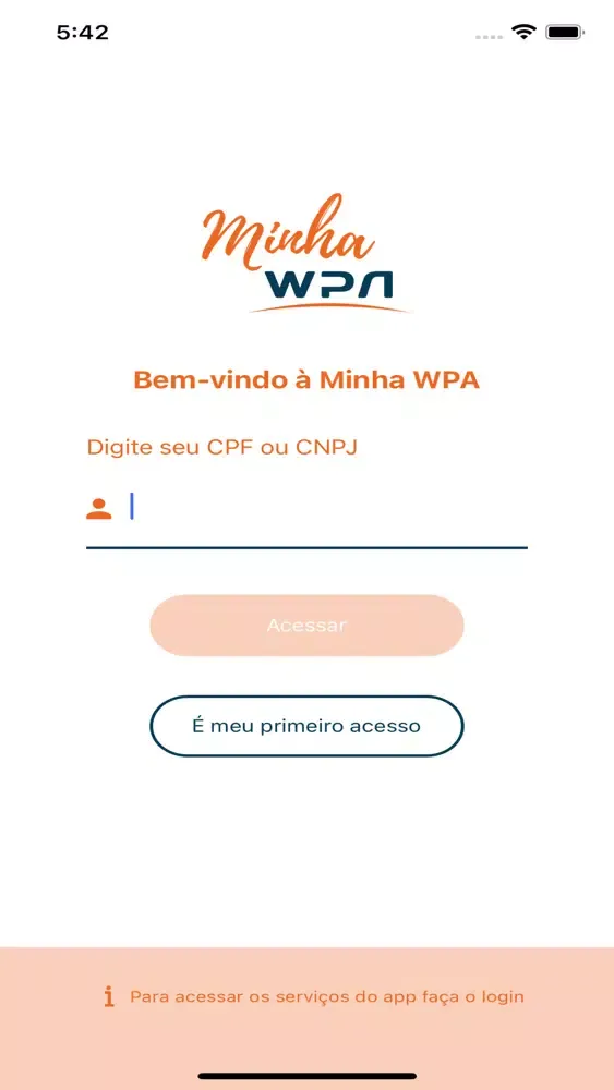 Capturas de tela do Minha WPA