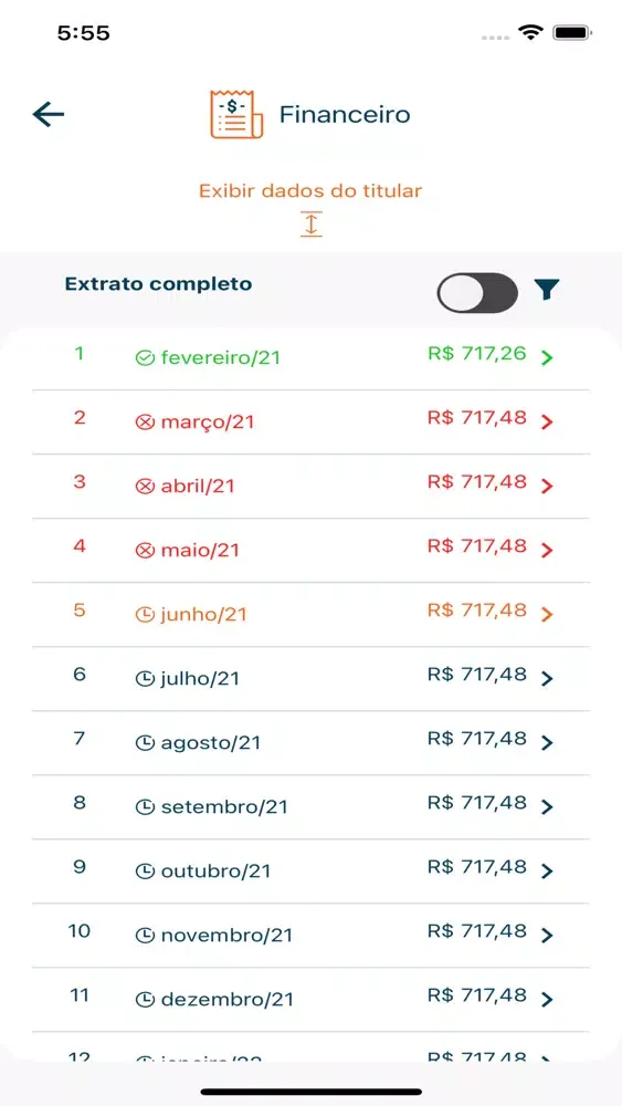 Capturas de tela do Minha WPA