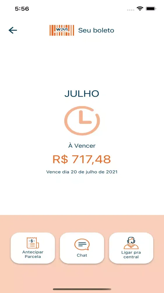 Capturas de tela do Minha WPA