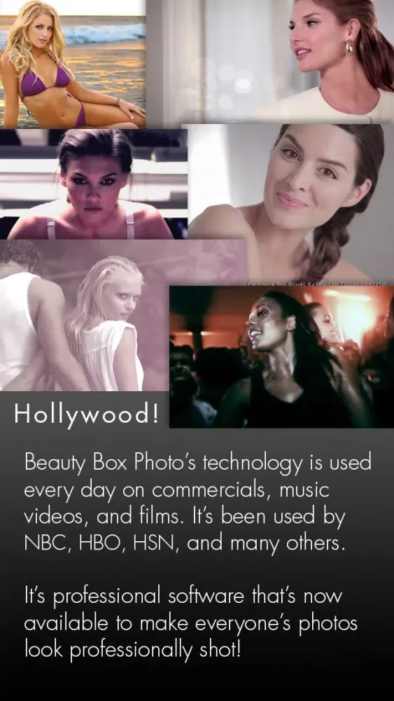 تصاویر Beauty Box Photo - Digital Makeup for easy portrait retouching of skin problems, wrinkles, and blemishes!
