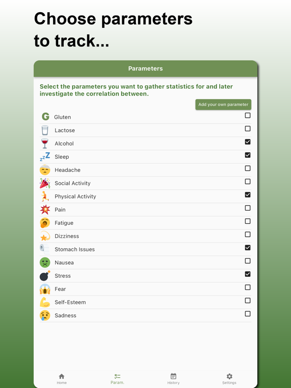 Correlation Finder iPad  Screenshots