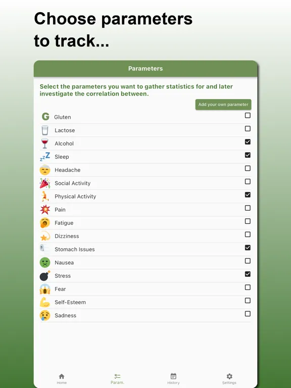 Screenshot di Correlation Finder iPad 