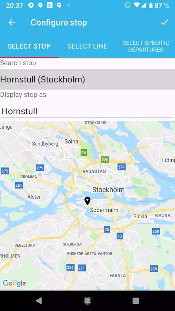 Скриншоты SL realtime widget