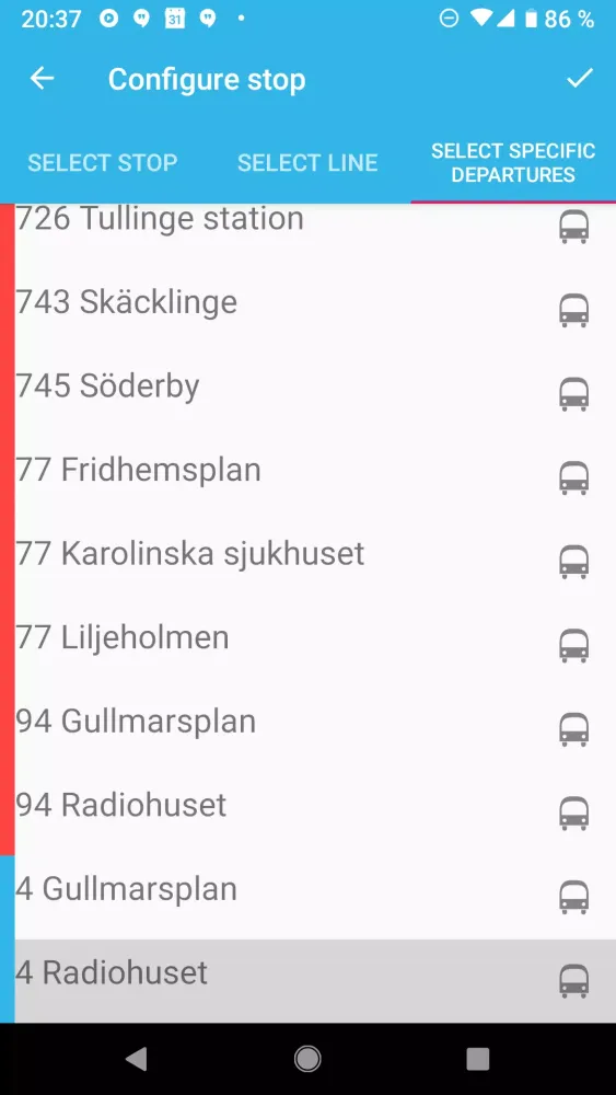 Скриншоты SL realtime widget