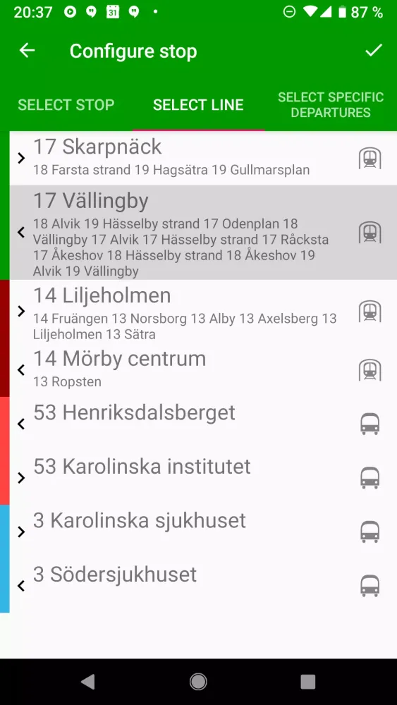 Скриншоты SL realtime widget