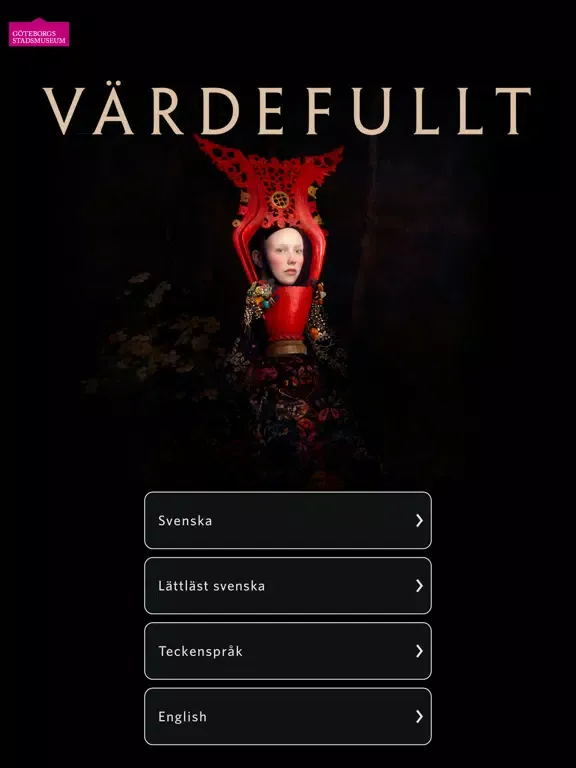 Precious Pieces audio guide – Museum of Gothenburg iPad  스크린샷