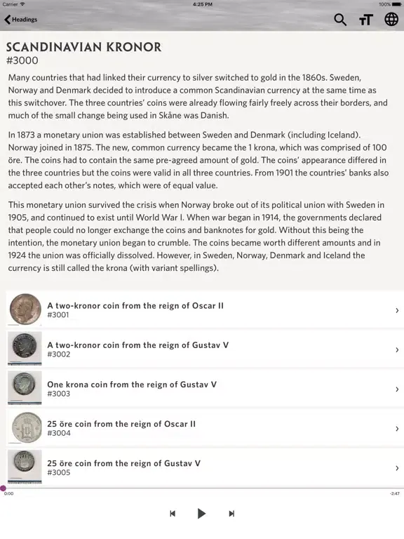 Precious Pieces audio guide – Museum of Gothenburg iPad  스크린샷