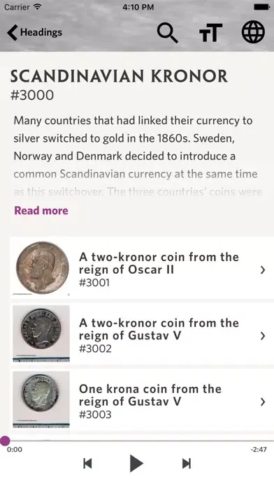 Precious Pieces audio guide – Museum of Gothenburg 스크린샷