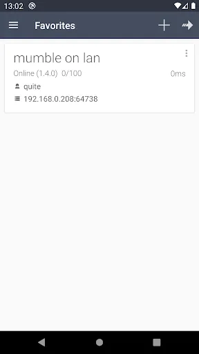 Mumla — Mumble VoIP应用截图