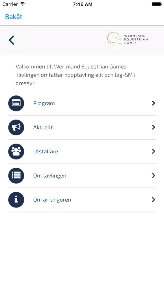 Wermland Equestrian Games स्क्रीनशॉट
