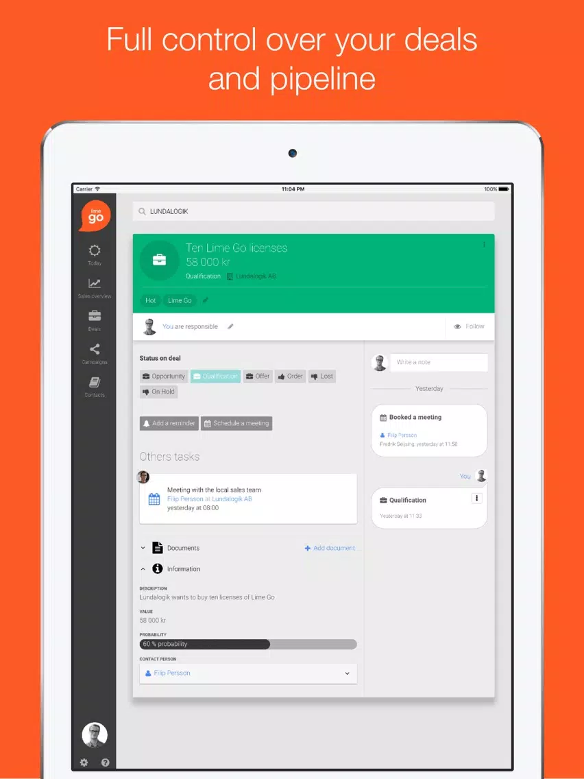 Lime Go iPad  Screenshots