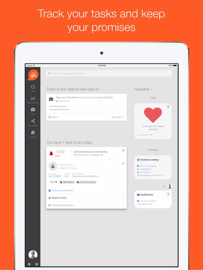 Lime Go iPad  Screenshots