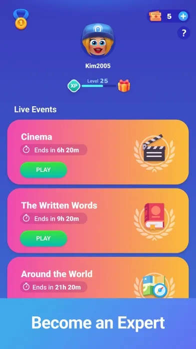 Captures d'écran de QuizDuel! Trivia & Quiz game