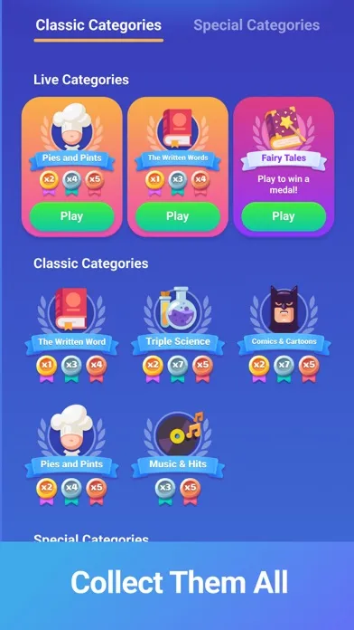 Captures d'écran de QuizDuel! Trivia & Quiz game