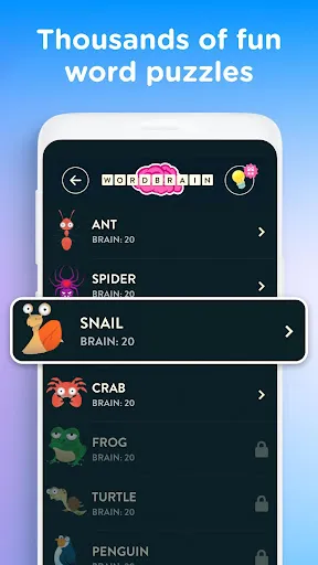 WordBrain - Word puzzle game 스크린샷