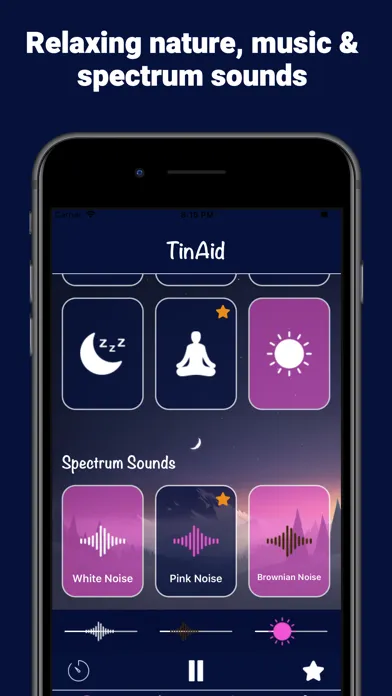 Скриншоты TinAid - Tinnitus Masker