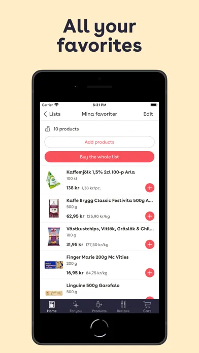 Mathem - Online grocery store স্ক্রিনশট