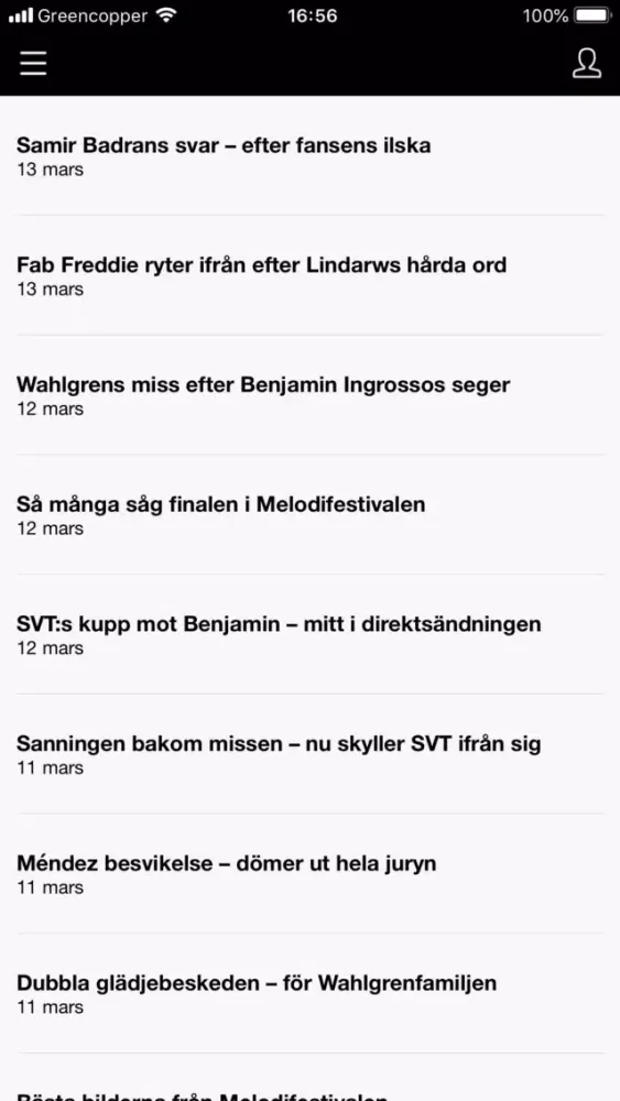 Zrzuty ekranu Melfest Live