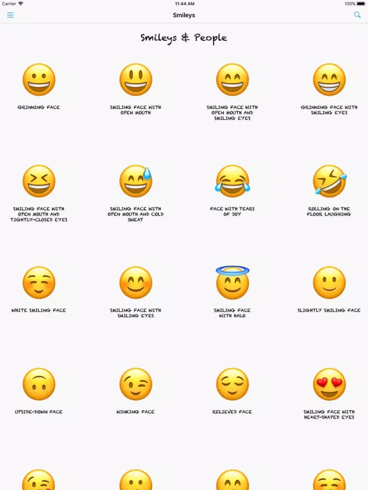 Smileys+ iPad 应用截图