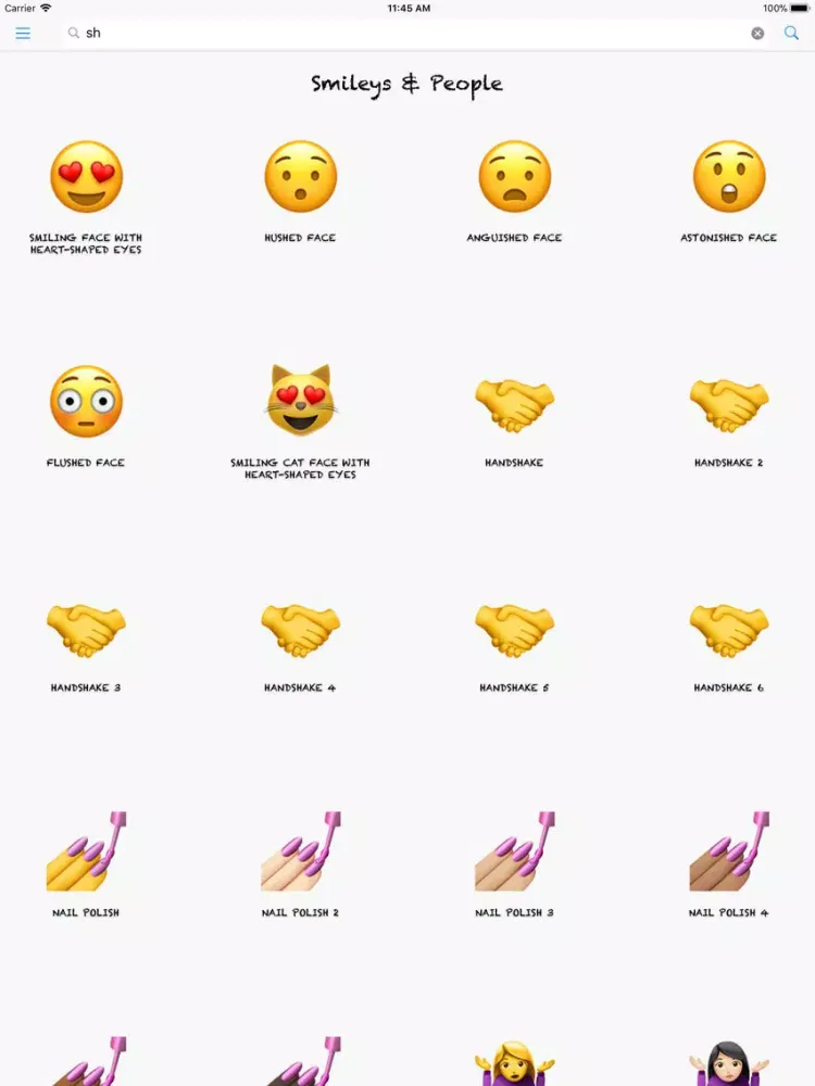 Smileys+ iPad 应用截图