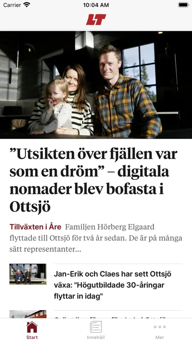 LT Östersund Nyhetsapp سکرین شاٹس