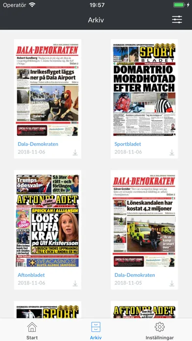 Dala-Demokraten e-tidning应用截图