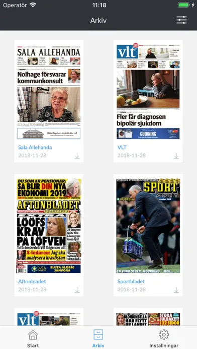 Sala Allehanda e-tidning Ekran Görüntüleri