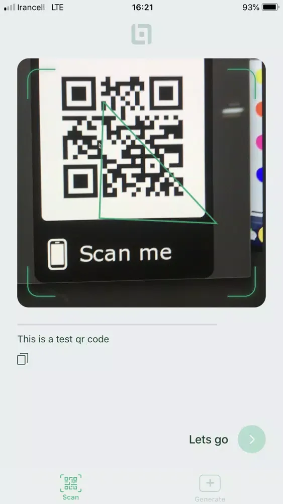 Captures d'écran de MyQr