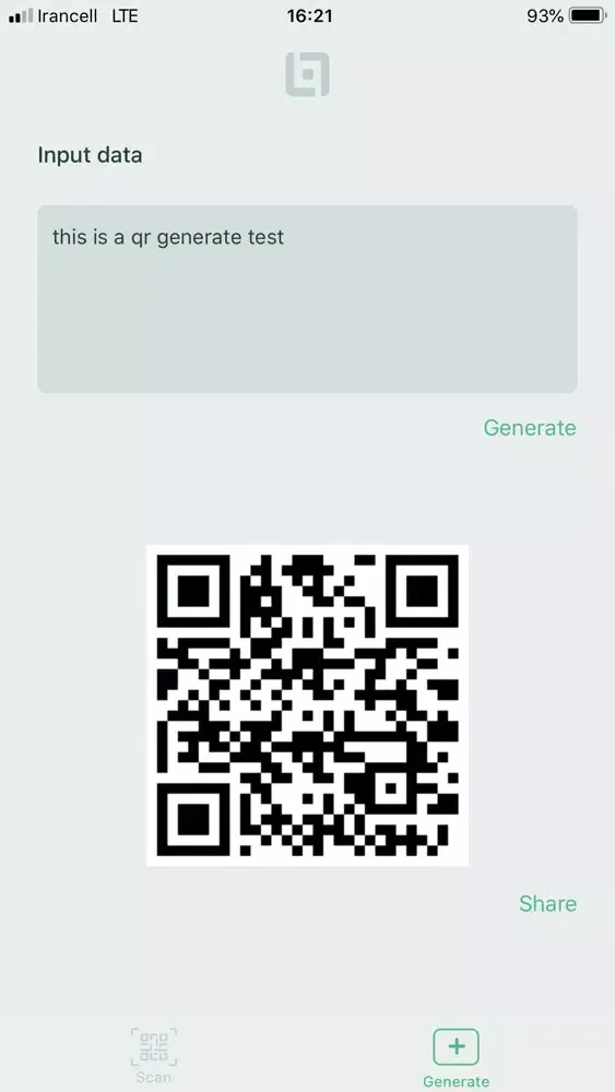 Captures d'écran de MyQr