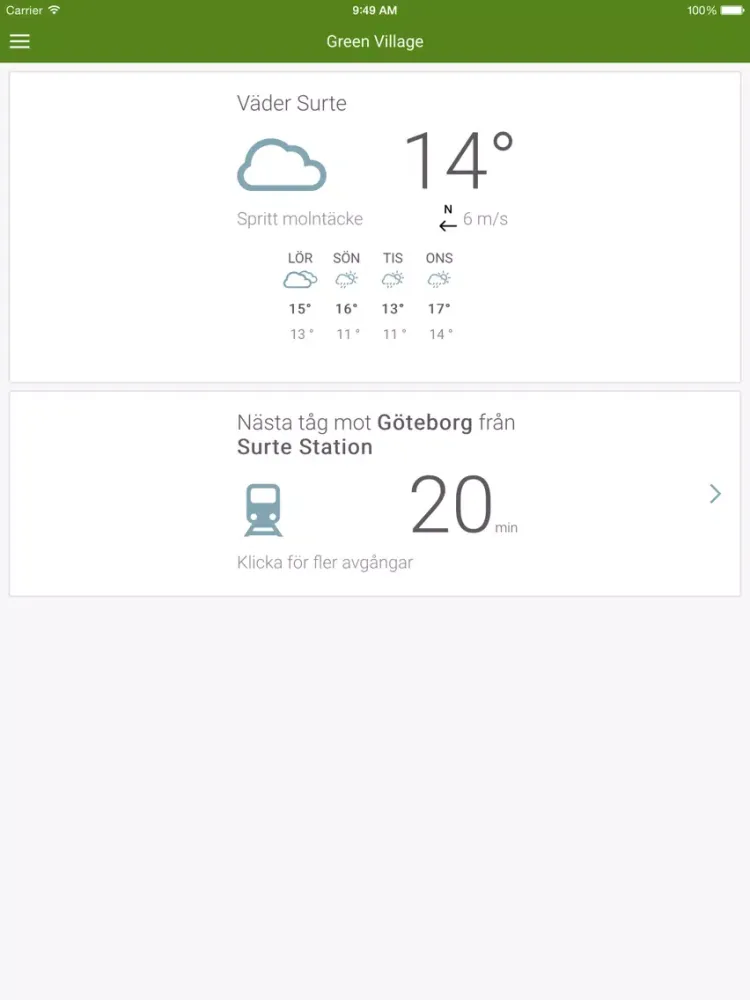 Gröna KnAppen iPad  स्क्रीनशॉट