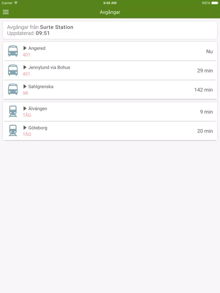 Gröna KnAppen iPad  स्क्रीनशॉट