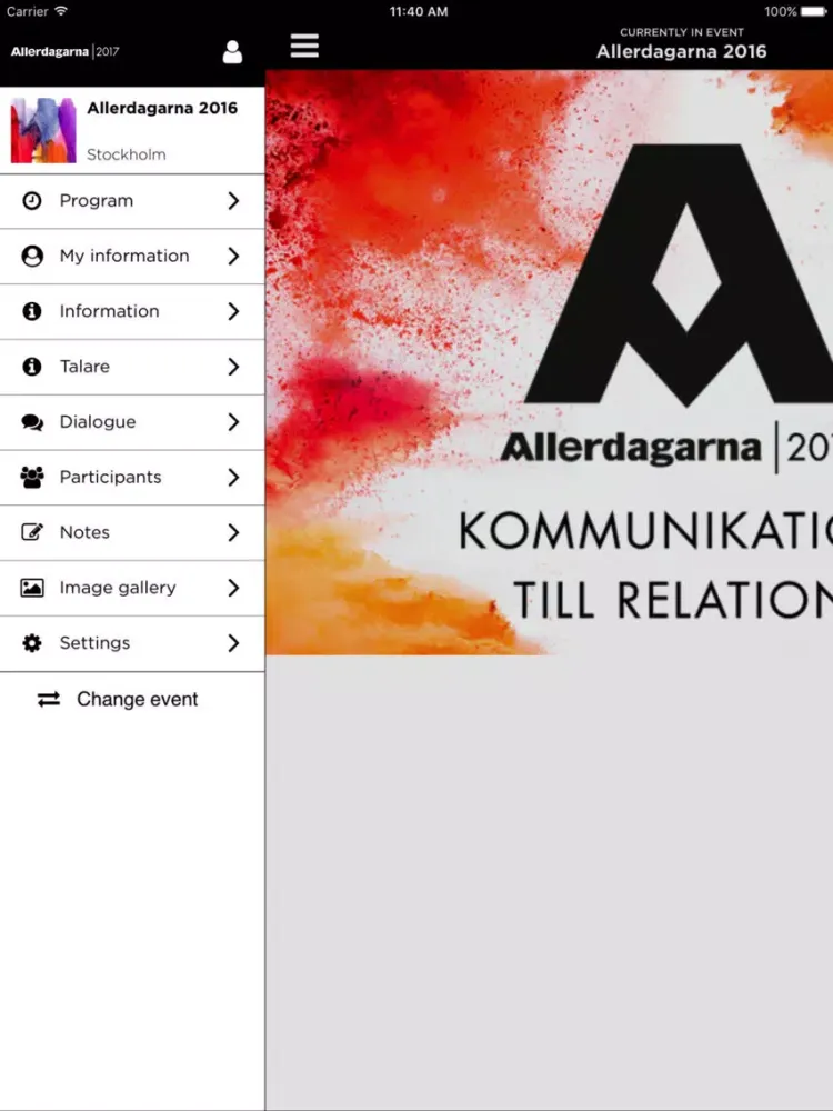 Allerdagarna iPad  स्क्रीनशॉट