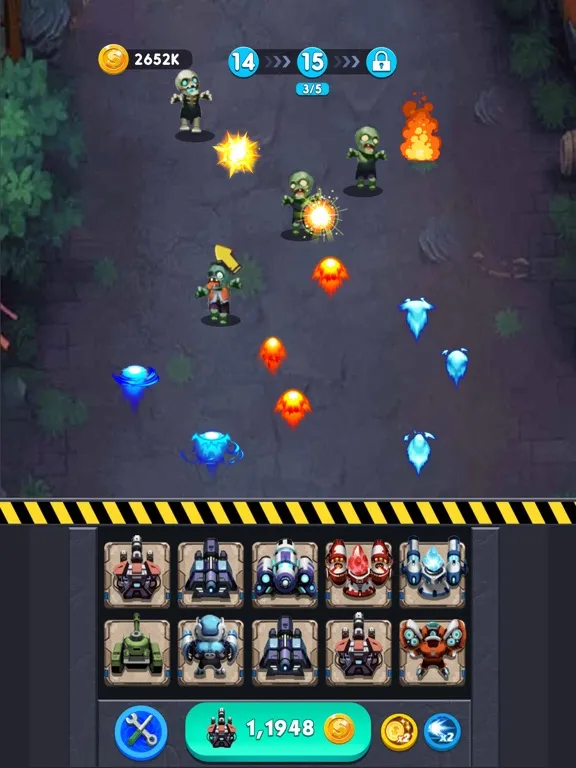 Merge Zombie Clash iPad  স্ক্রিনশট