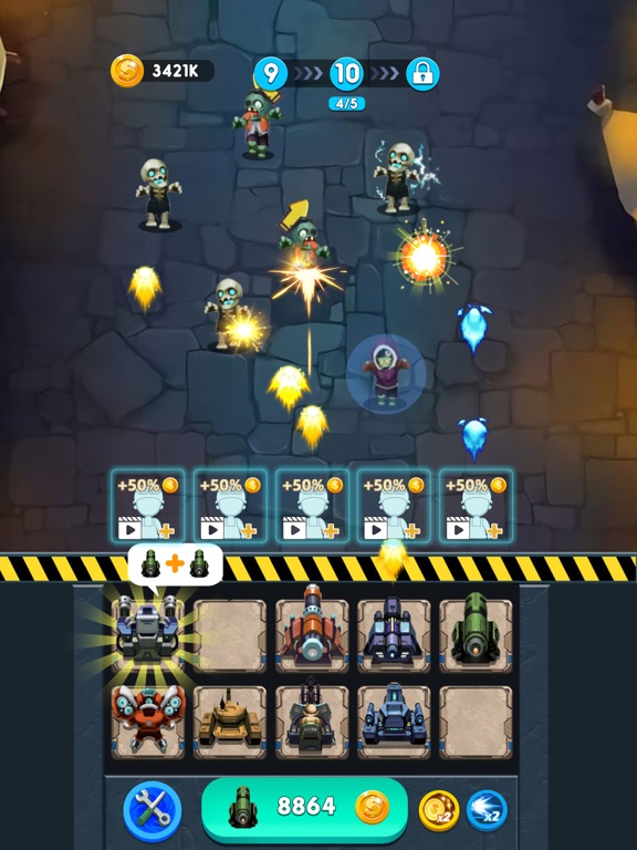 Merge Zombie Clash iPad  Screenshots