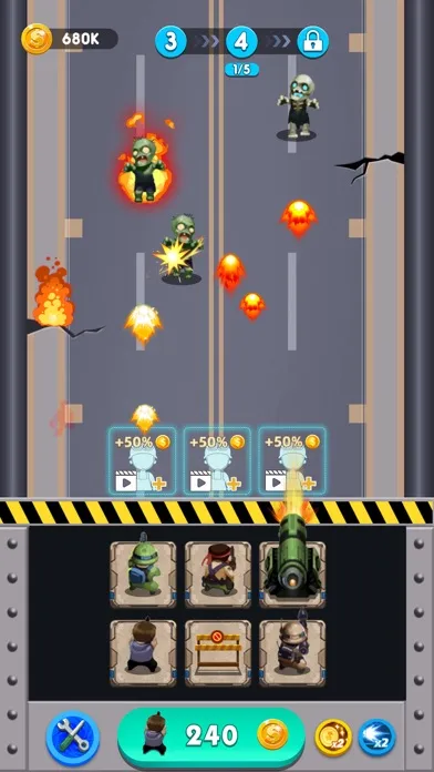 Merge Zombie Clash স্ক্রিনশট
