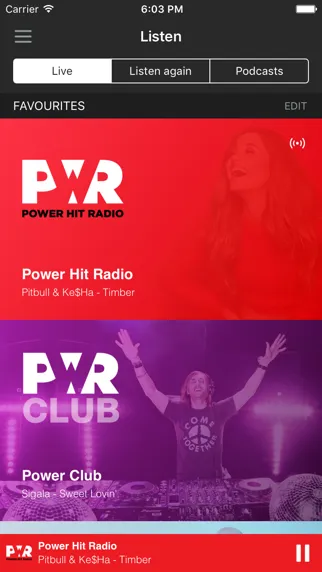 Zrzuty ekranu Power Hit Radio