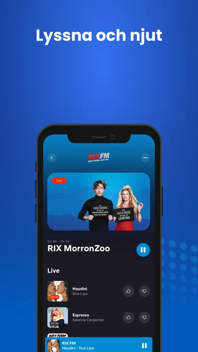 RIX FM應用截圖