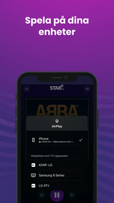 Screenshot di STAR FM (Sweden)