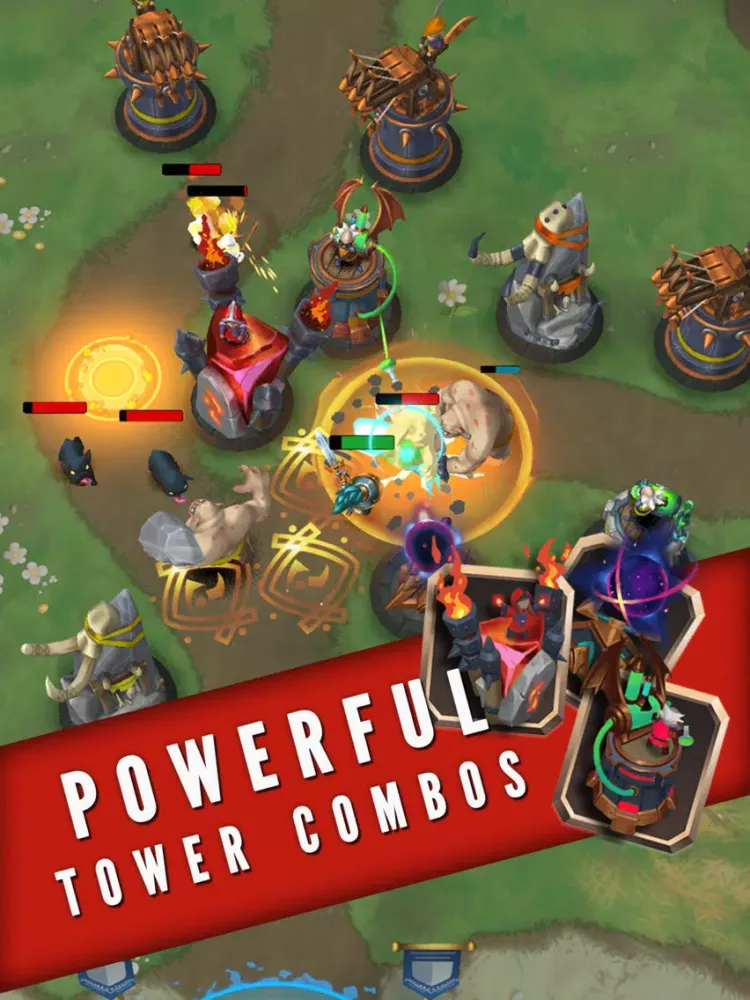 ภาพหน้าจอของ Heroes & Havoc TD iPad 