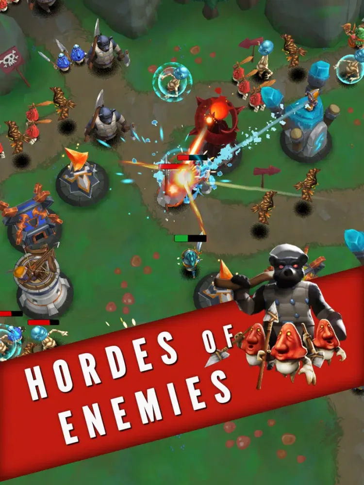 ภาพหน้าจอของ Heroes & Havoc TD iPad 