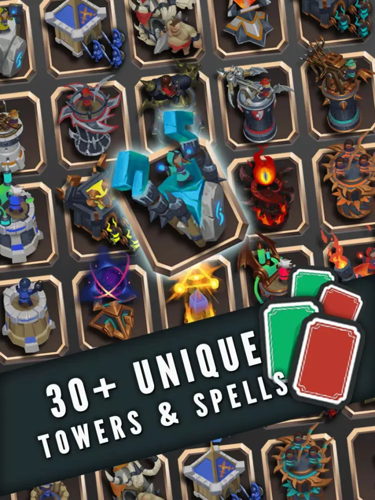 ภาพหน้าจอของ Heroes & Havoc TD iPad 