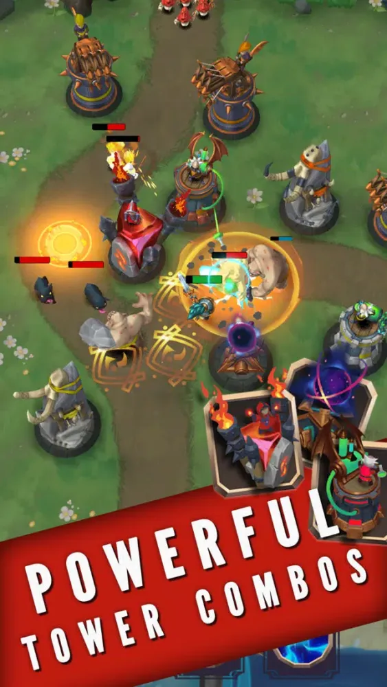 ภาพหน้าจอของ Heroes & Havoc TD