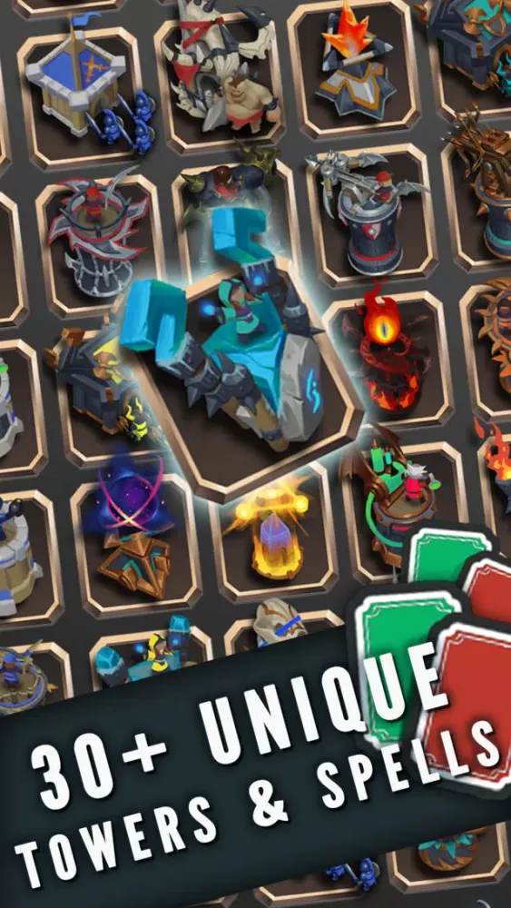 ภาพหน้าจอของ Heroes & Havoc TD
