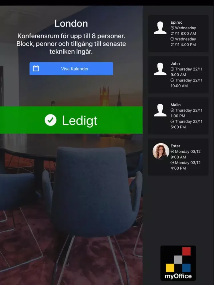 myOffice Admin iPad  سکرین شاٹس