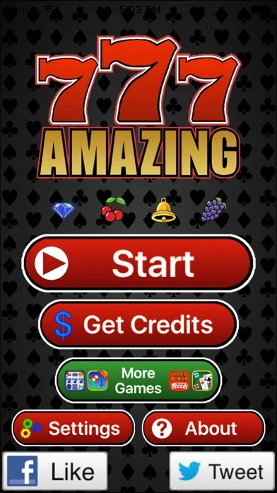 ภาพหน้าจอของ Amazing 777 Slots