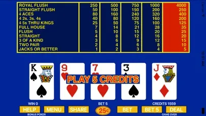 Bonus Video Poker - Poker Game स्क्रीनशॉट