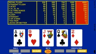 Bonus Video Poker - Poker Game स्क्रीनशॉट