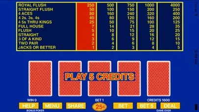 Bonus Video Poker - Poker Game स्क्रीनशॉट
